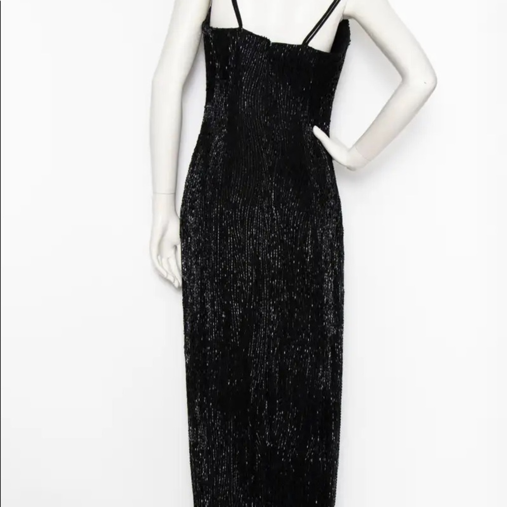 1980s Vintage Bob Mackie Strapless Evening Gown - Picture 2 of 7